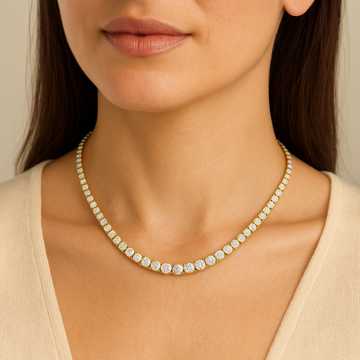 Gargantilla Tenis en uso