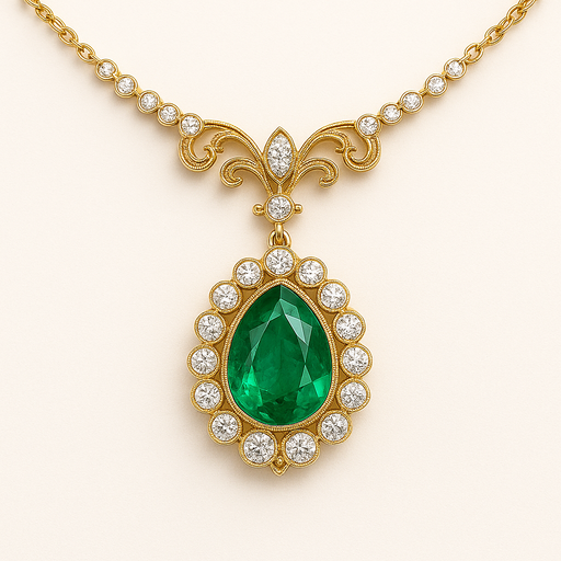 Collar Vintage Esmeralda